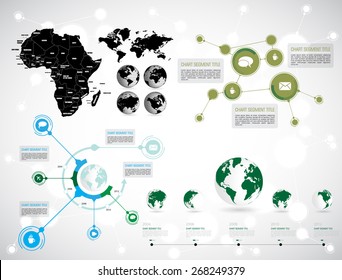 Infografik der Zeitachse, Vektordesign-Vorlage