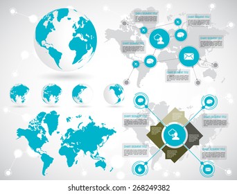 Timeline Infographic, Vector design template