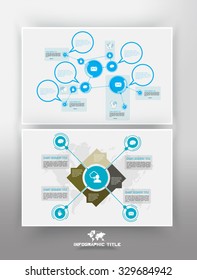 Infografik der Zeitachse, Vektordesign-Vorlage