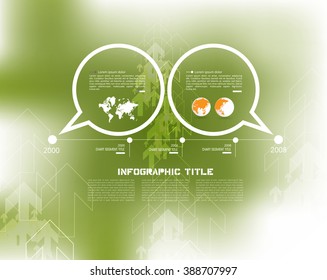 Timeline Infographic. Vector design template.