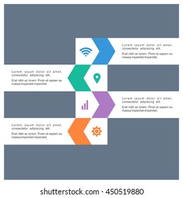 Timeline Infographic. Vector design template. can be used for workflow layout, diagram, number options, web design. Infographic business concept, parts, steps or processes. Abstract background.