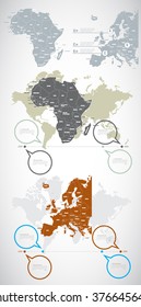 Timeline infographic vector elements