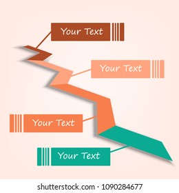 Timeline Infographic Vector for pesentation in business
