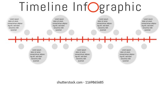 Timeline Infographic vector template.Workflow ,flowchart and diagram concept can also be used.