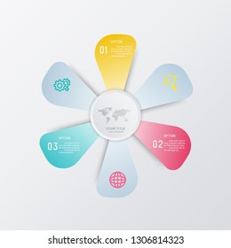 Timeline infographic.Business data visualization. Vector infographics timeline design. Diagram with 3 steps, processes or options.can use for workflow layout, web design, diagram, annual report.