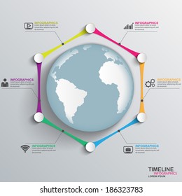 Timeline infographics