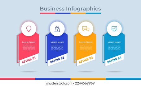 Timeline Infographics Business Data Visualization Process Chart. Abstract Diagram Graph with Steps, Options