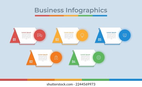 Timeline Infographics Business Data Visualization Process Chart. Abstract Diagram Graph with Steps, Options