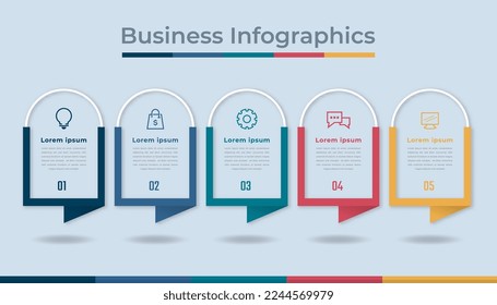 Timeline Infographics Business Data Visualization Process Chart. Abstract Diagram Graph with Steps, Options