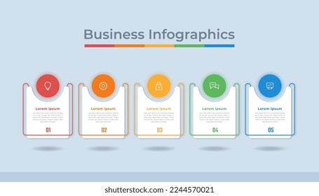 Timeline Infographics Business Data Visualization Process Chart. Abstract Diagram Graph with Steps, Options