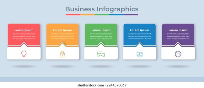Timeline Infographics Business Data Visualization Process Chart. Abstract Diagram Graph with Steps, Options