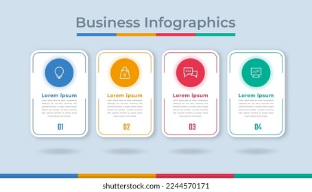 Timeline Infographics Business Data Visualization Process Chart. Abstract Diagram Graph with Steps, Options
