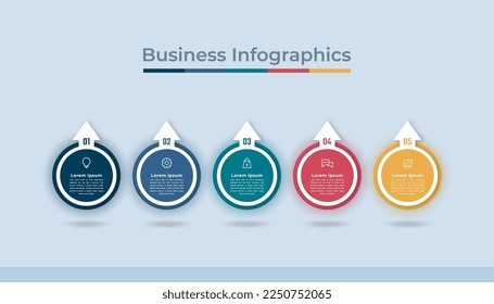 Timeline Infographics Business Data Visualization Process Chart. Abstract Diagram Graph with Steps, Options