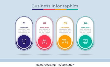 Timeline Infographics Business Data Visualization Process Chart. Abstract Diagram Graph with Steps, Options