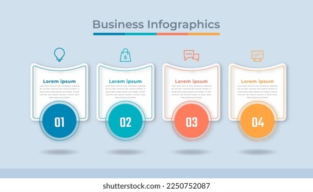 Timeline Infographics Business Data Visualization Process Chart. Abstract Diagram Graph with Steps, Options
