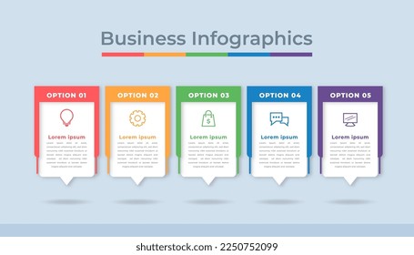 Timeline Infographics Business Data Visualization Process Chart. Abstract Diagram Graph with Steps, Options
