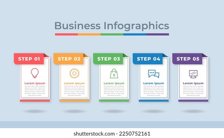 Timeline Infographics Business Data Visualization Process Chart. Abstract Diagram Graph with Steps, Options
