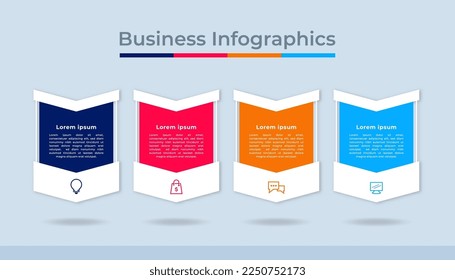 Timeline Infographics Business Data Visualization Process Chart. Abstract Diagram Graph with Steps, Options