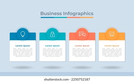 Timeline Infographics Business Data Visualization Process Chart. Abstract Diagram Graph with Steps, Options