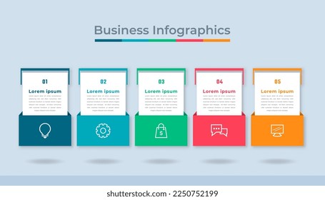 Timeline Infographics Business Data Visualization Process Chart. Abstract Diagram Graph with Steps, Options