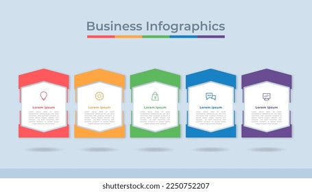 Timeline Infographics Business Data Visualization Process Chart. Abstract Diagram Graph with Steps, Options