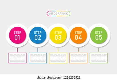 Timeline infographics design