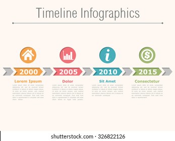 Diseño de infografías de línea de tiempo con flechas, diagrama de procesos, ilustración de pasos vectoriales10