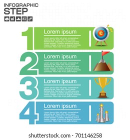 Timeline infographics design template with 4 options, process diagram, vector eps10 illustration