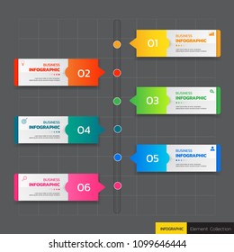 Timeline infographics design template 6 steps.  Can be used for workflow layout, diagram, website, corporate report, advertising, marketing. vector illustration.