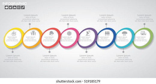 508 8 years timeline Images, Stock Photos & Vectors | Shutterstock