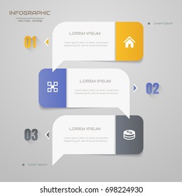 Timeline infographics design template with icons, process diagram, vector eps10 illustration