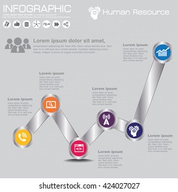 Timeline infographics design template, process diagram, vector eps10 illustration