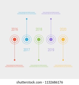 Timeline infographics design template, vector,  illustration ,EPS10