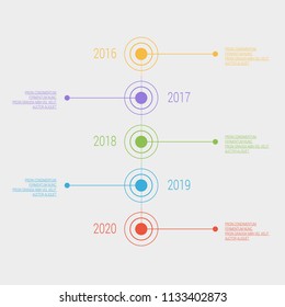 Timeline infographics design template, vector, illustration ,EPS10