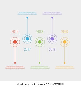 Timeline infographics design template, vector, illustration ,EPS10