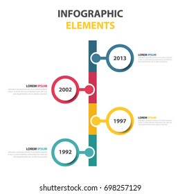 Timeline infographics design template, vector eps10 illustration