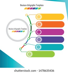 Timeline infographics design vector andweb design. Business concept 