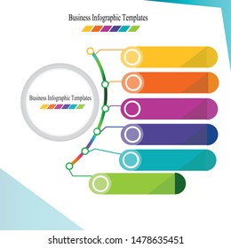 Timeline infographics design vector andweb design. Business concept 