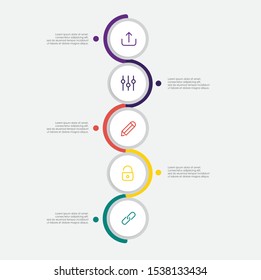 Timeline infographics design vector elements and marketing strategy templates can be used for workflow layout, diagram, annual report, web design and presentation templates. easy to editable. vector