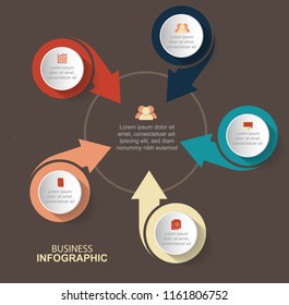 Timeline infographics design vector and marketing icons can be used for workflow layout, diagram, annual report, web design. Business concept with many options, steps or processes.