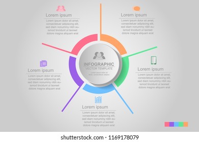 Timeline infographics design vector and marketing icons can be used for workflow layout, diagram, annual report, web design. Business concept with many options, steps or processes.