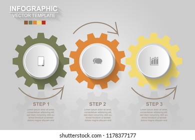 Timeline infographics design vector and marketing icons can be used for workflow layout, diagram, annual report, web design. Business concept with 3 options, steps or processes.