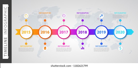 Five Steps Infographic Process Chart 5 Stock Vector (Royalty Free ...