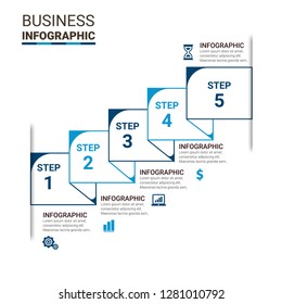 Timeline Infographics design vector and marketing icons can be used for workflow layout, diagram, annual report, web design, steps or processes. - Vector
