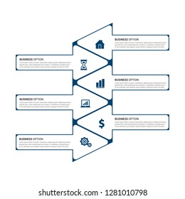 Timeline Infographics design vector and marketing icons can be used for workflow layout, diagram, annual report, web design, steps or processes. - Vector
