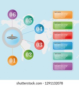 Timeline infographics design vector and marketing icons can be used for workflow layout, diagram, annual report, web design. Business concept with 6 options, steps or processes, Business infographic 