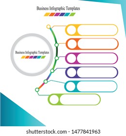 Timeline infographics design vector and marketing.