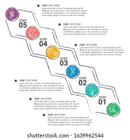 Timeline infographics design vector and marketing icons, diagram, annual report, web design. Business concept with options, steps or processes.