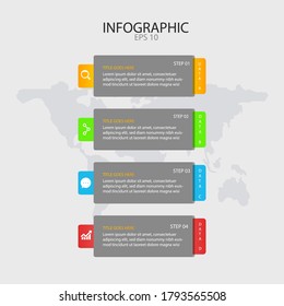 Timeline infographics design vector and marketing icons can be used for workflow layout, diagram, annual report, web design. Business concept with 4 options, steps or processes.