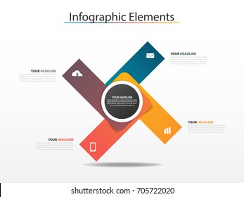 Timeline infographics design vector and marketing icons can be used for workflow layout, diagram, annual report, web design. Business concept with 4 options, steps or processes.